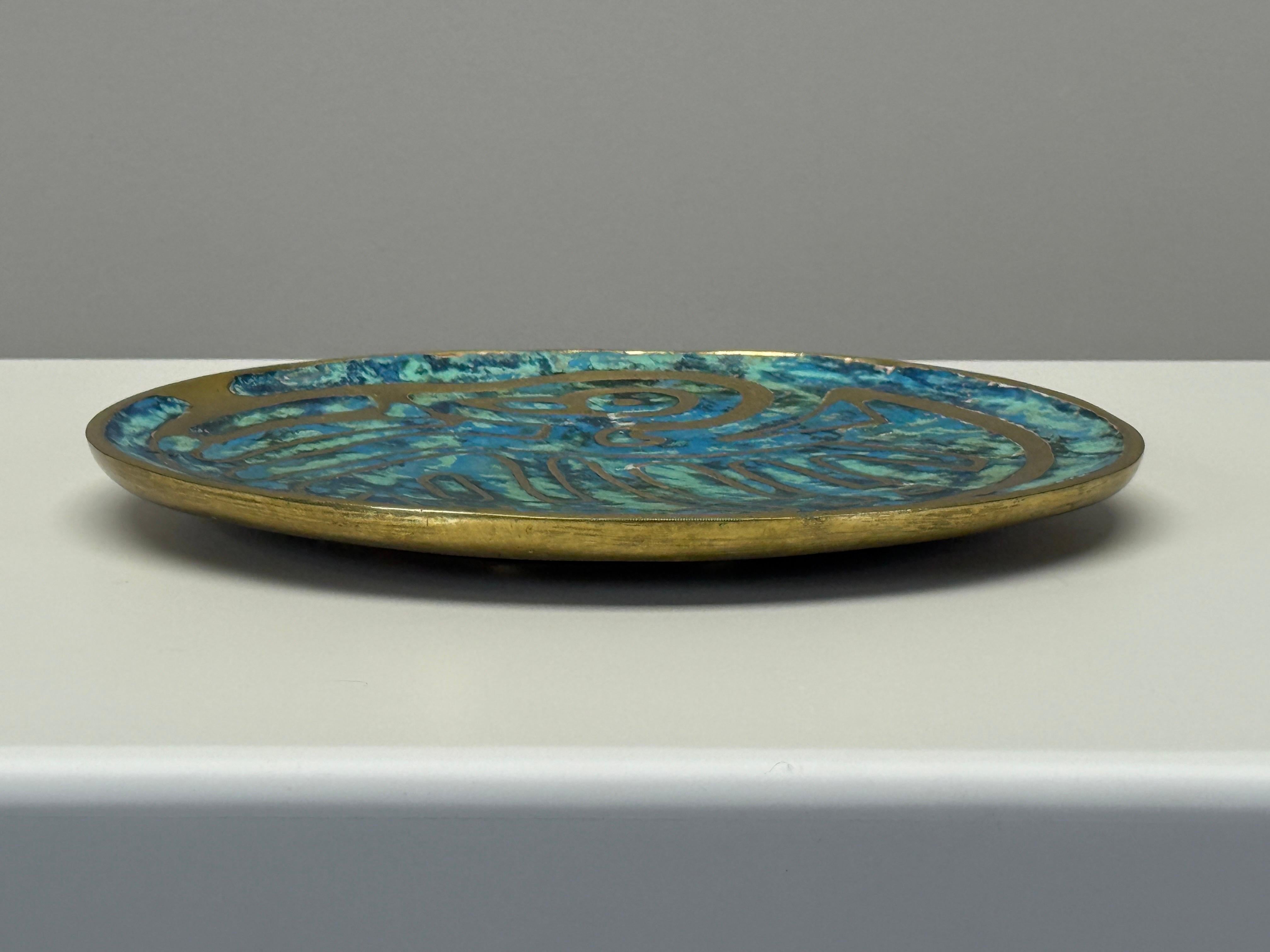 Large Pepe Mendoza Thunderbird Tray Bon état - En vente à Dallas, TX