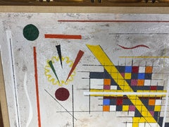 Large Peinture à l'huile sur toile « Percisionist ModerN » d'Allan Lorne Hecker