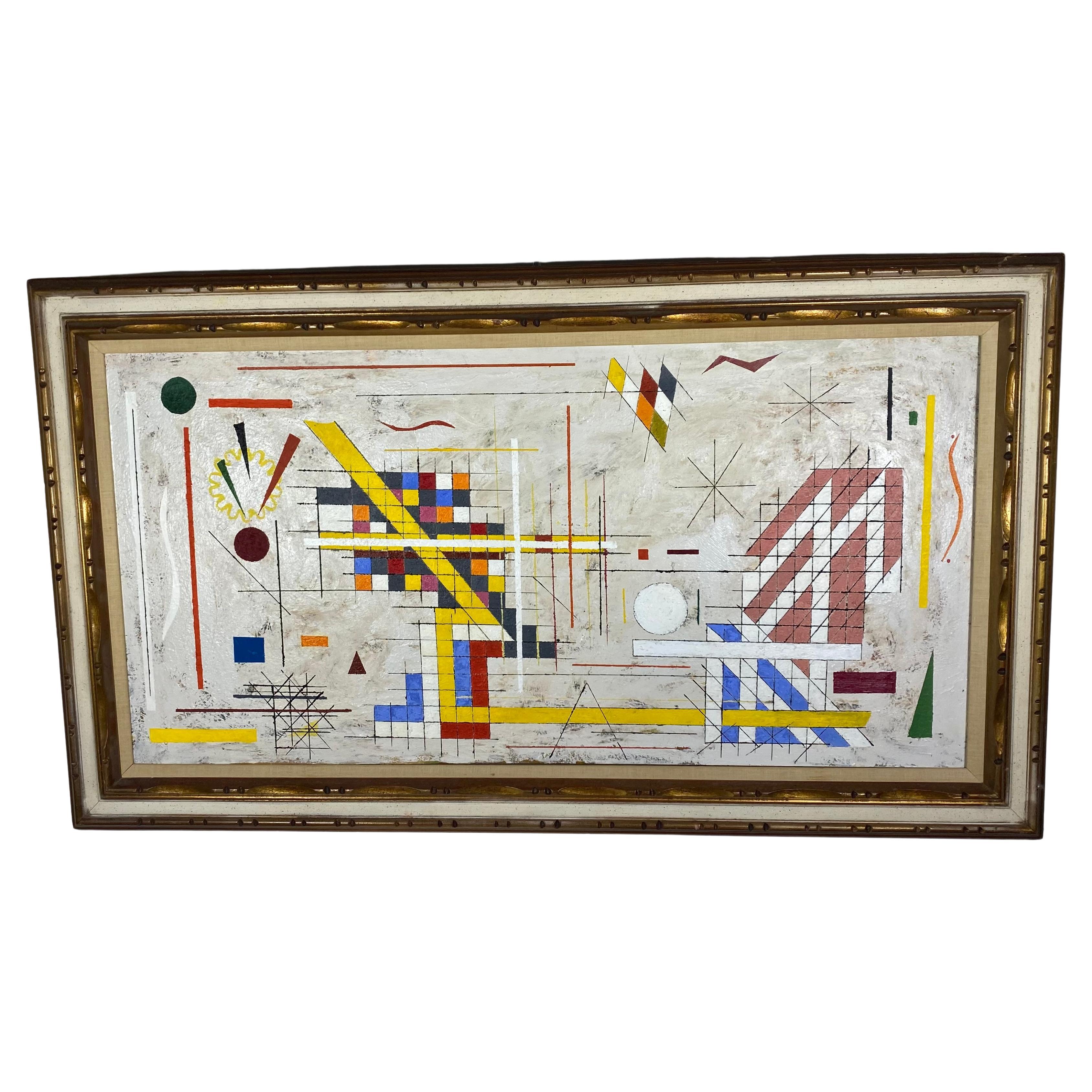 Grande  Percisionista ModerN Pintura al óleo sobre lienzo por Allan Lorne Hecker en venta