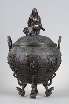 Large perfume burner or Koro, by Oshima Joun