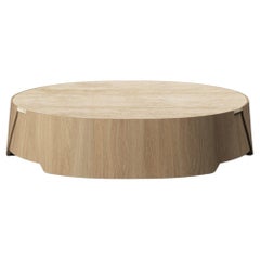 Large Perianth Natural Oak Coffee Table by Haymann Editions