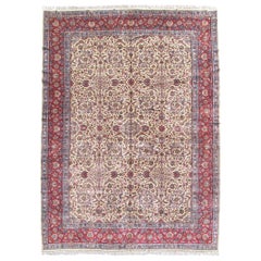 Grande tappeto persiano Kirman, metà del XX secolo