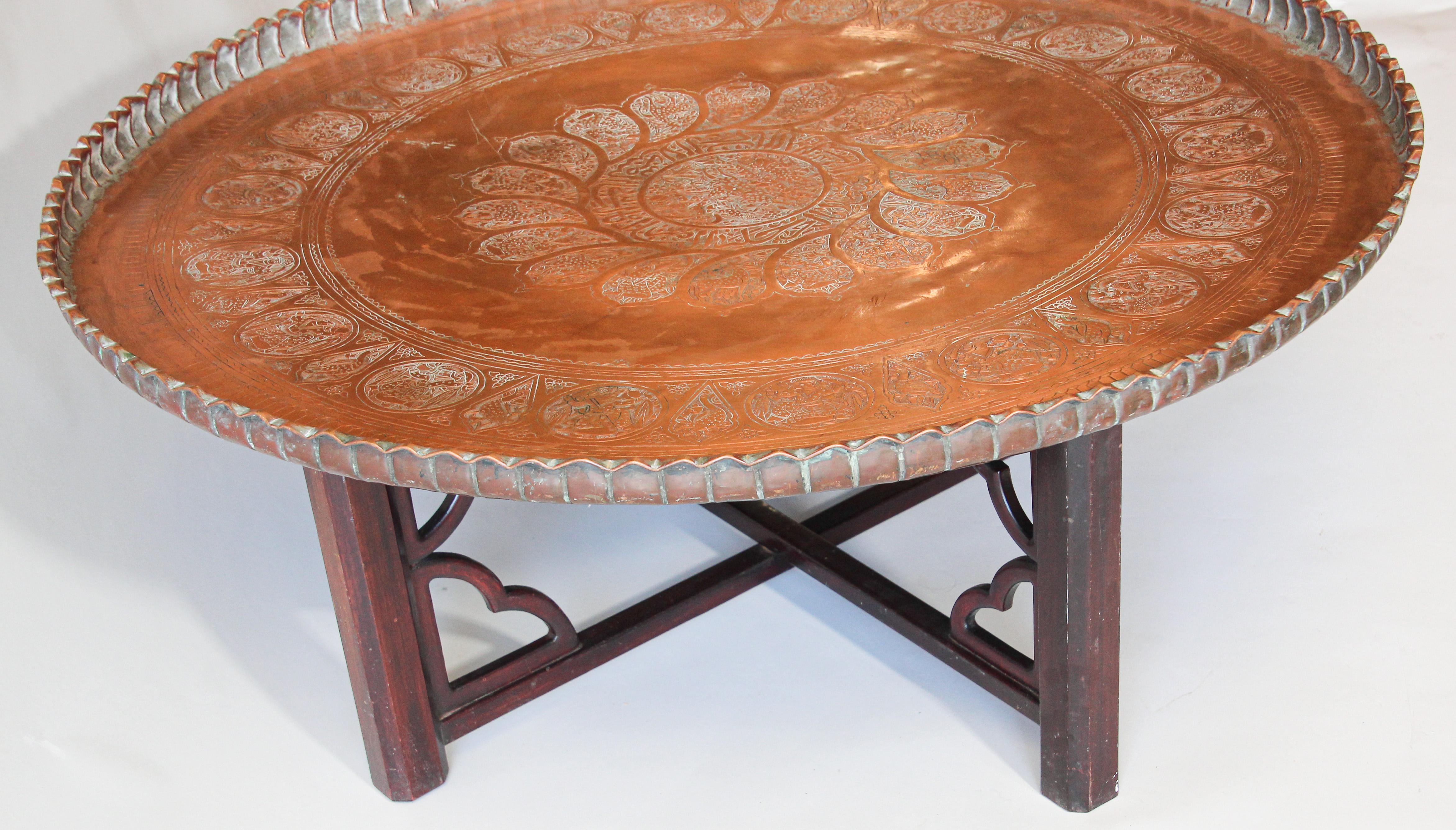 large copper tray