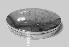 Large Persian Silver Box Tehran, circa 1920