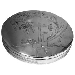 Antique Large Persian Silver Box Tehran, circa 1920