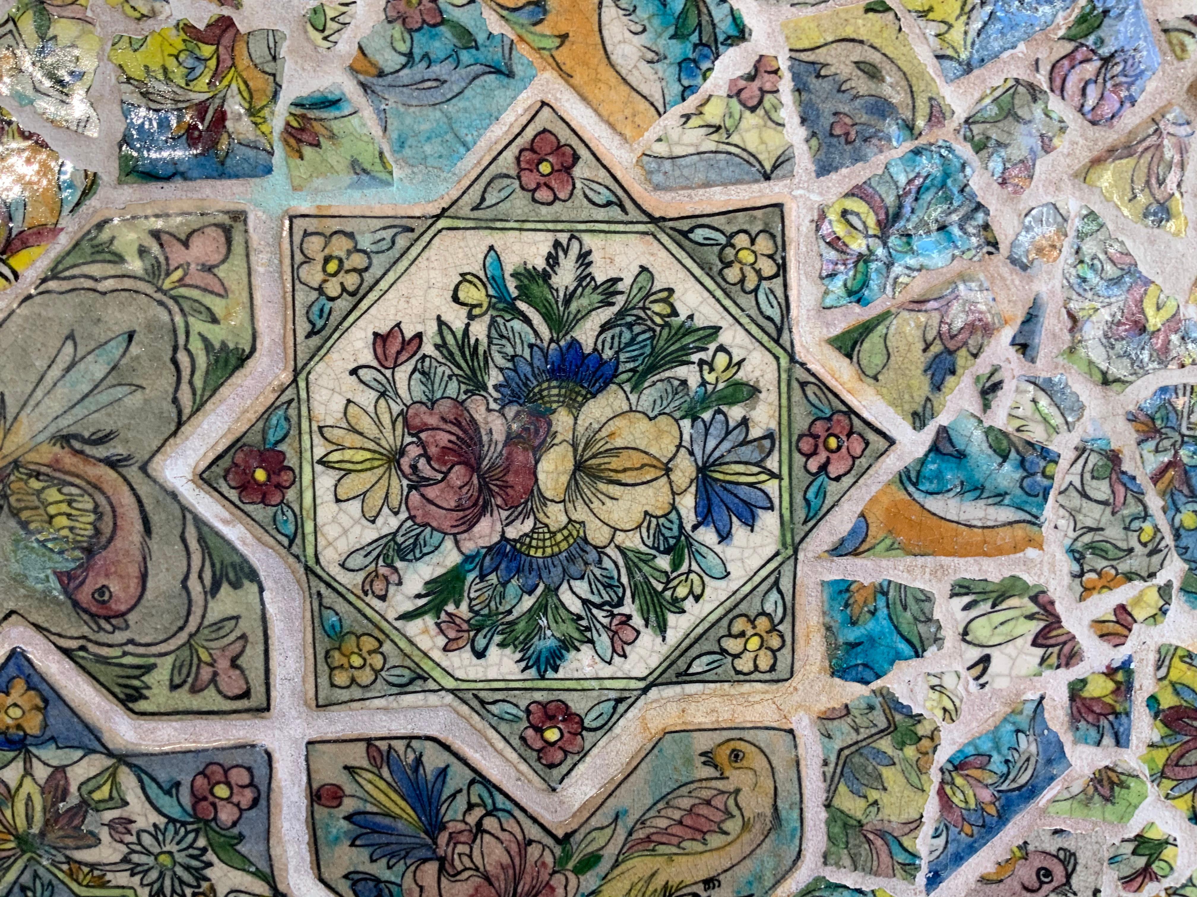 Large Persian Tile Wall Hanging 4
