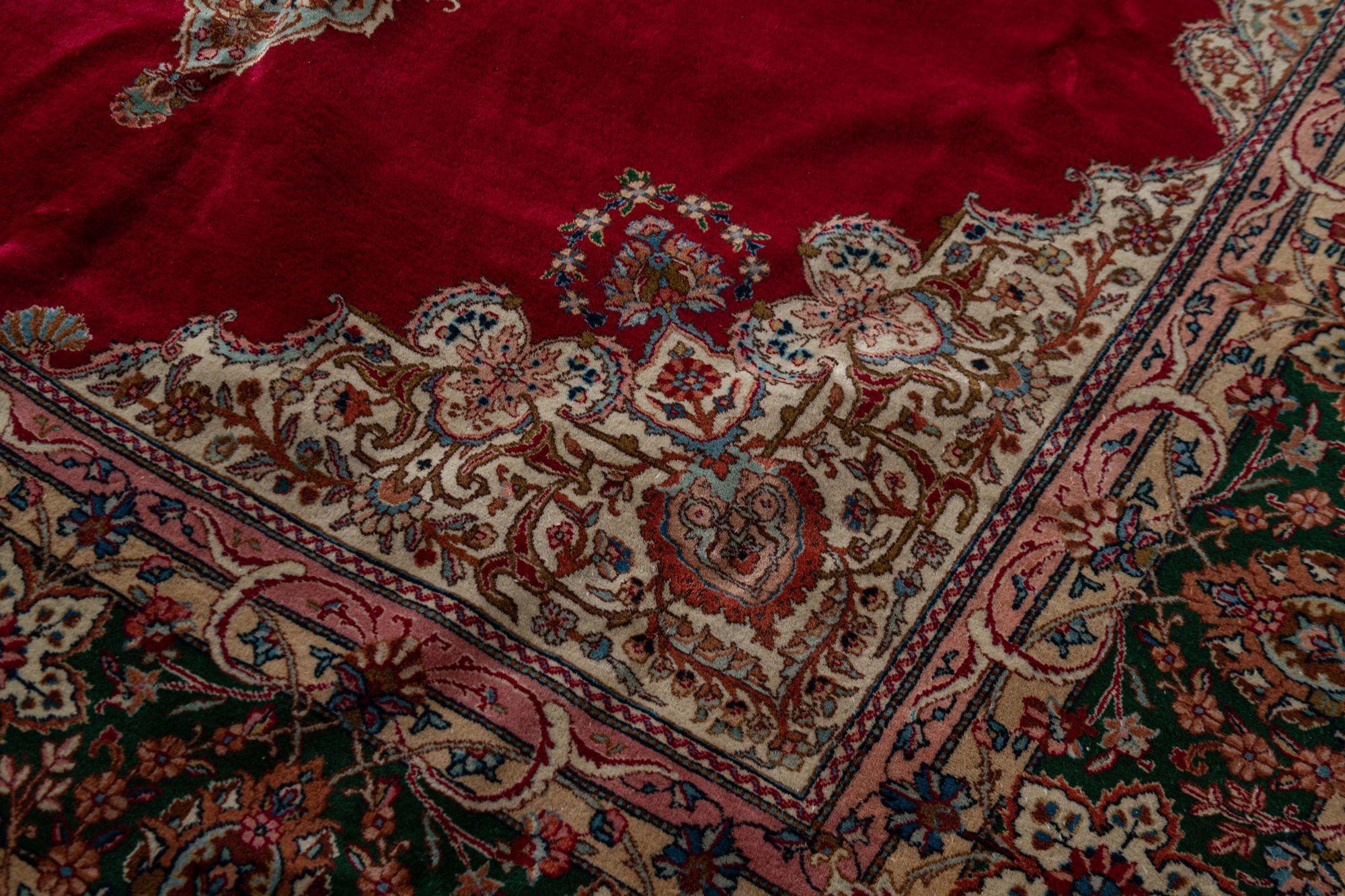 Large Persian Wool Carpet Rug For Sale 6
