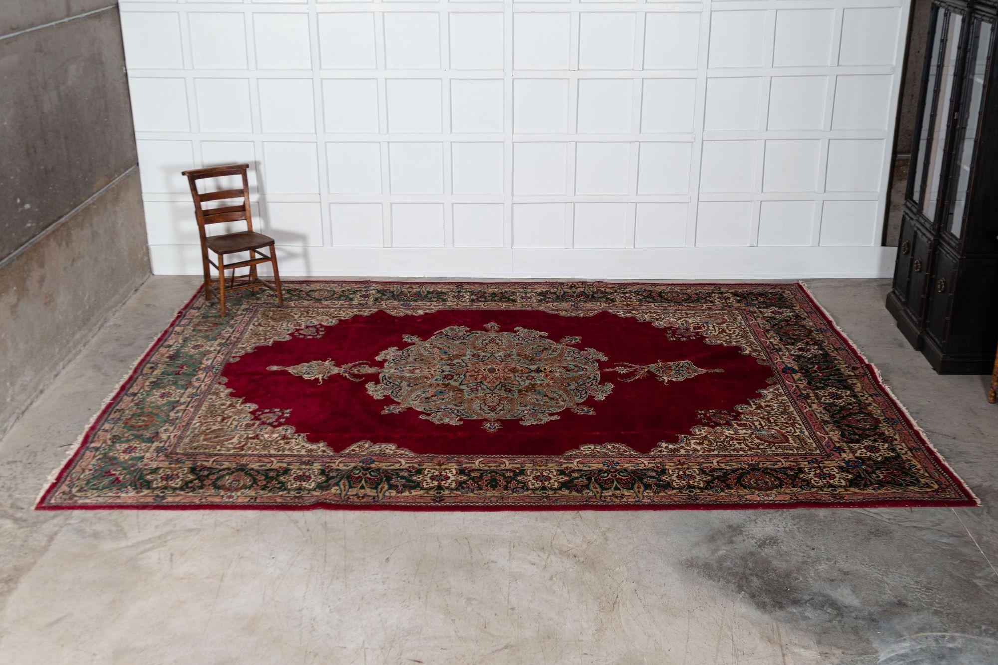 Large Persian Wool Carpet Rug For Sale 7