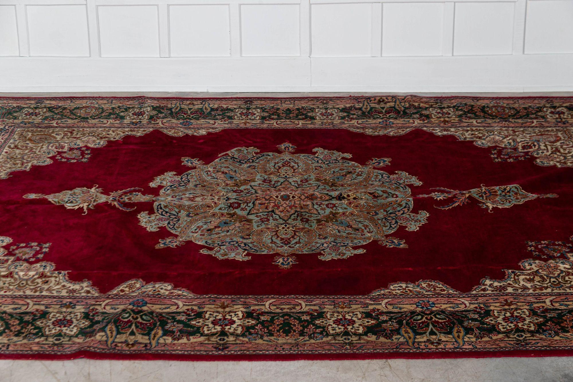 Large Persian Wool Carpet Rug For Sale 8