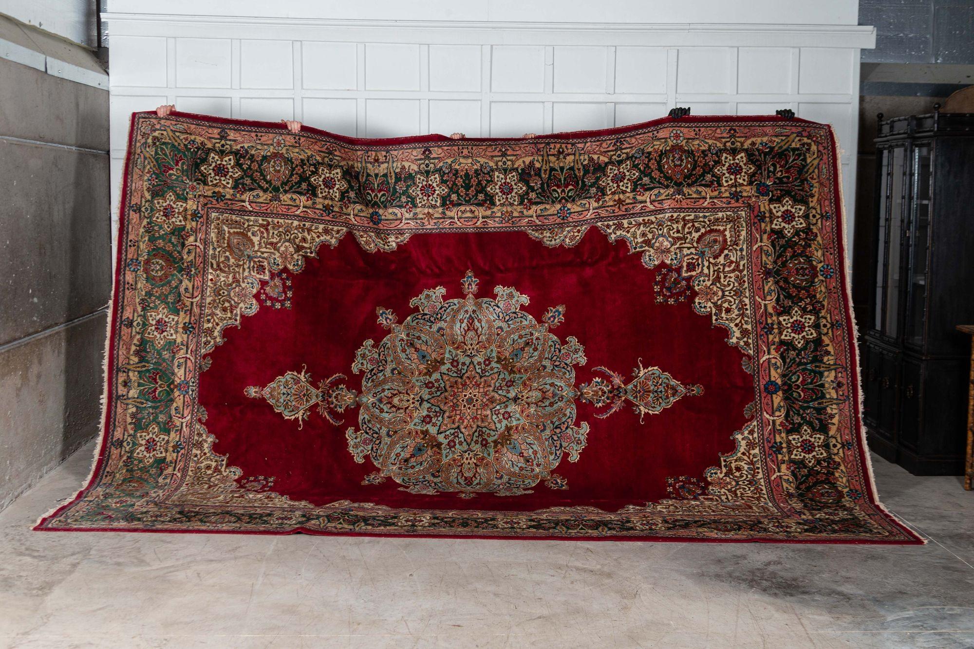large persian style rug