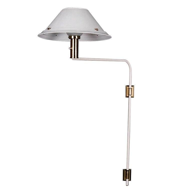 Mid-Century Modern Large Perzel 1950s Reading Sconce For Sale