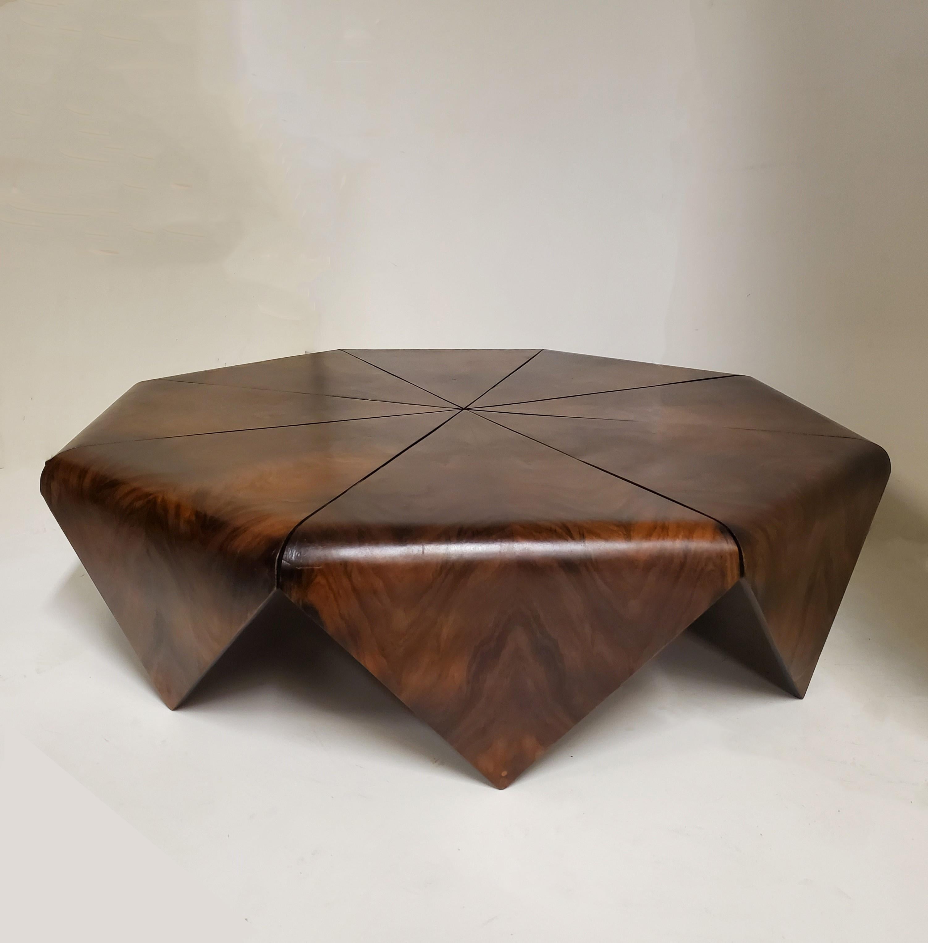 Brazilian Large Petalas Coffee /Cocktail / Chabudai Table L'atelier Jorge Zalszupin