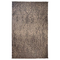 Grand tapis Petra en laine à motif abstrait fait à la main par Doris Leslie Blau