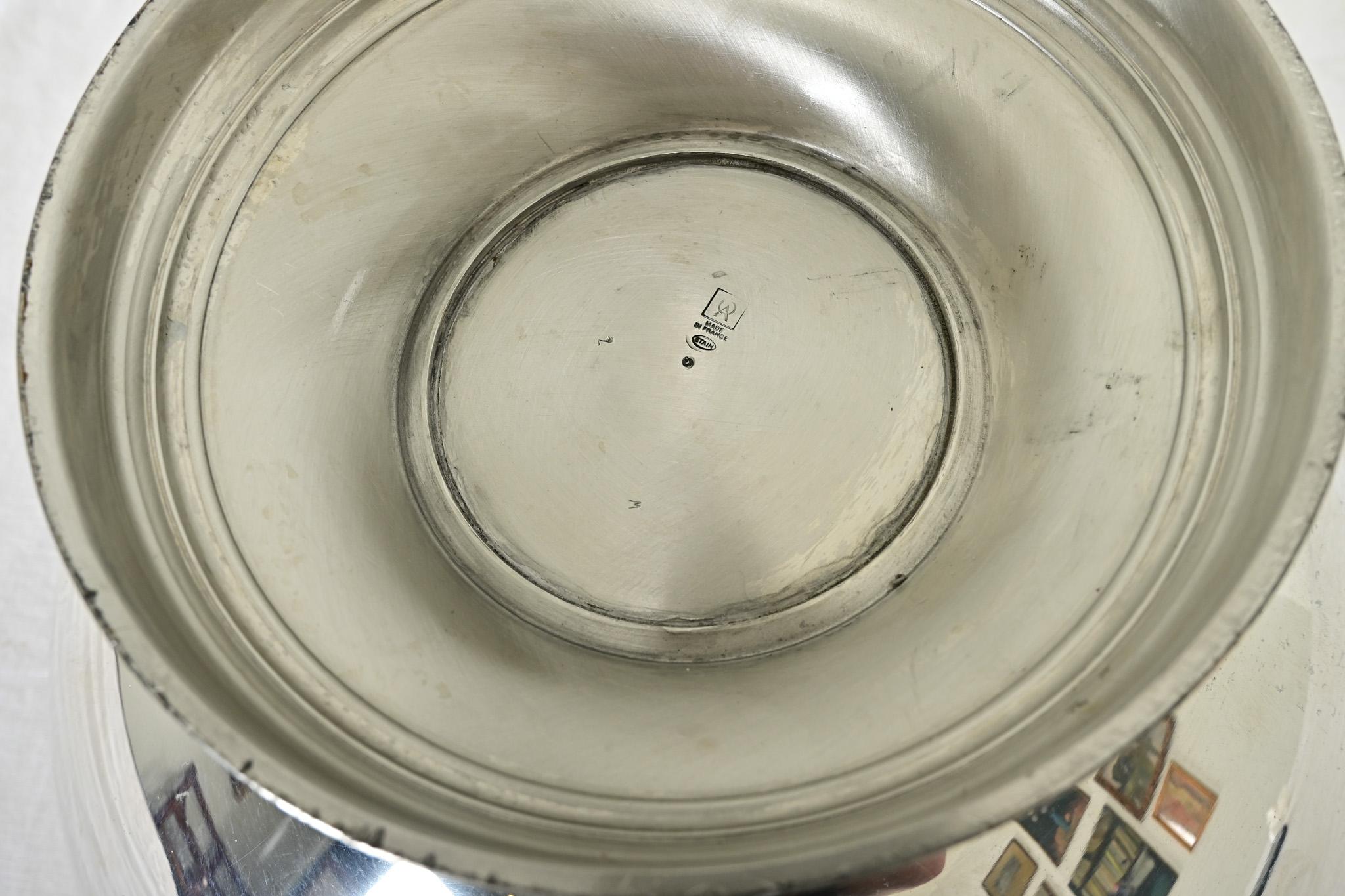 Champañera grande de peltre Peltre en venta