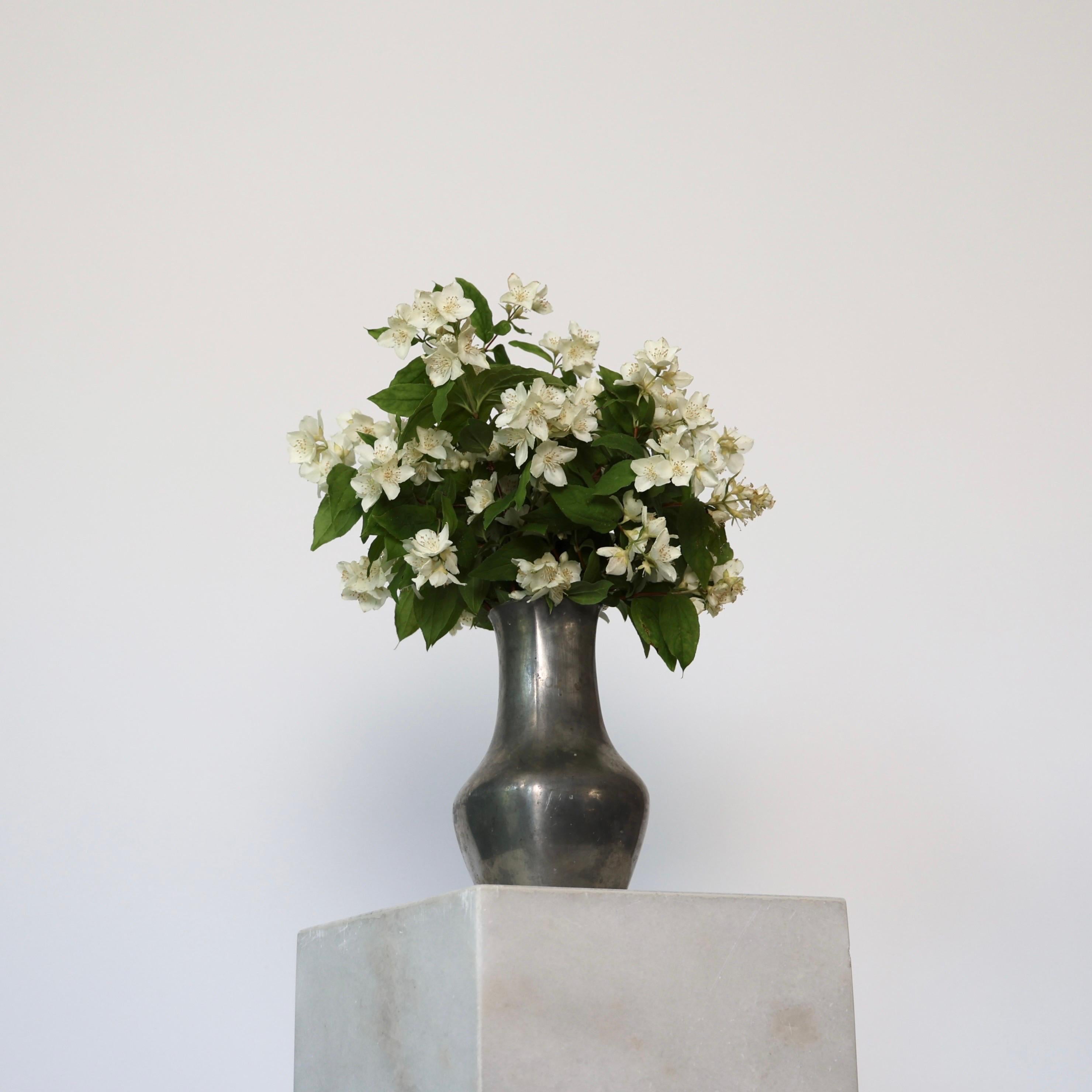 Mid-20th Century Large Pewter Vase by Just Andersen, 1950s, Denmark For Sale