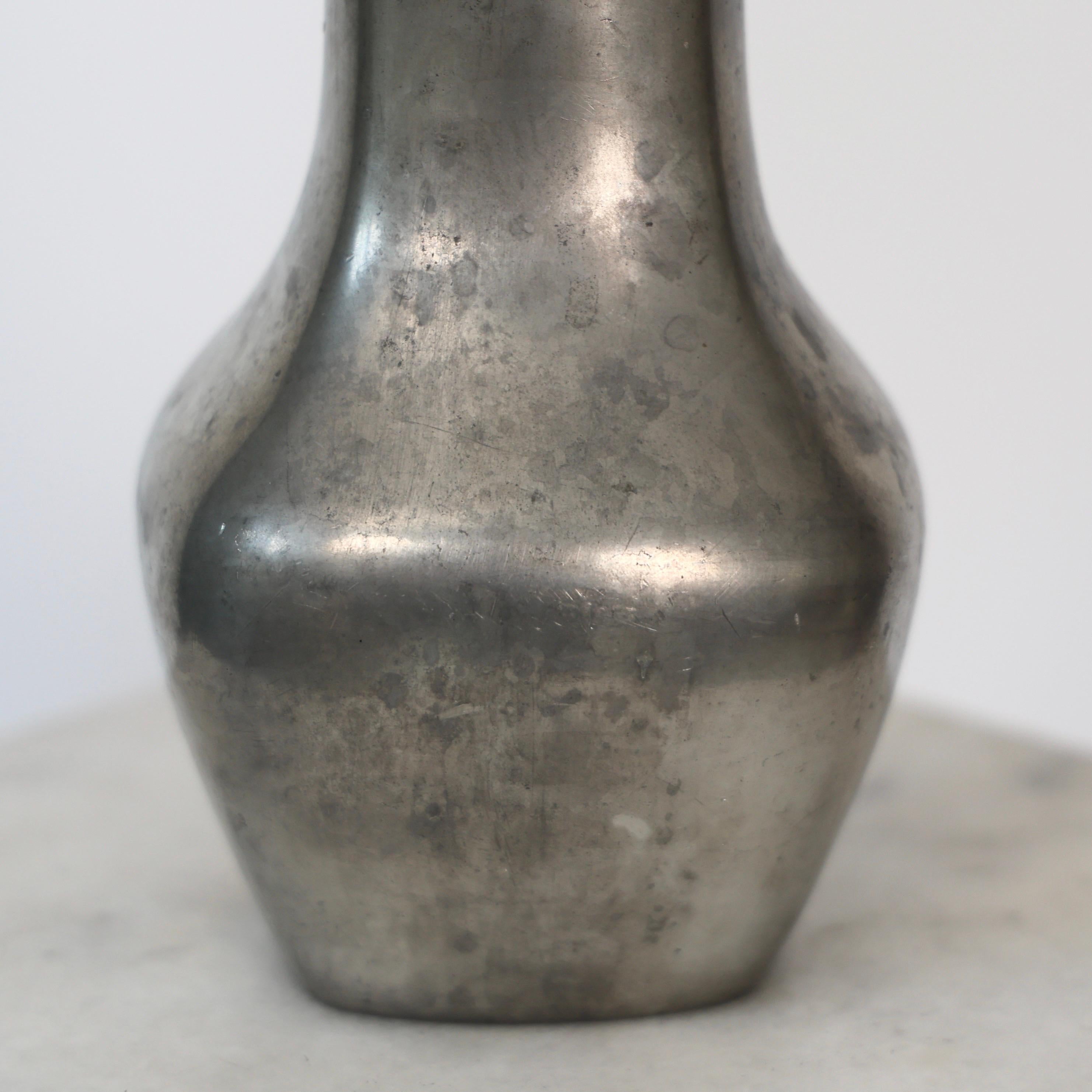 Large Pewter Vase by Just Andersen, 1950s, Denmark For Sale 3
