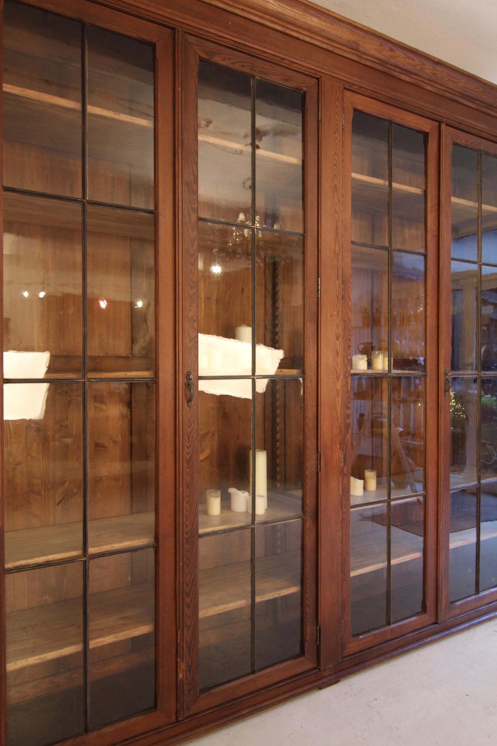 Large Pharmacist Shop Display Cabinet or Bookcase from around 1900 9