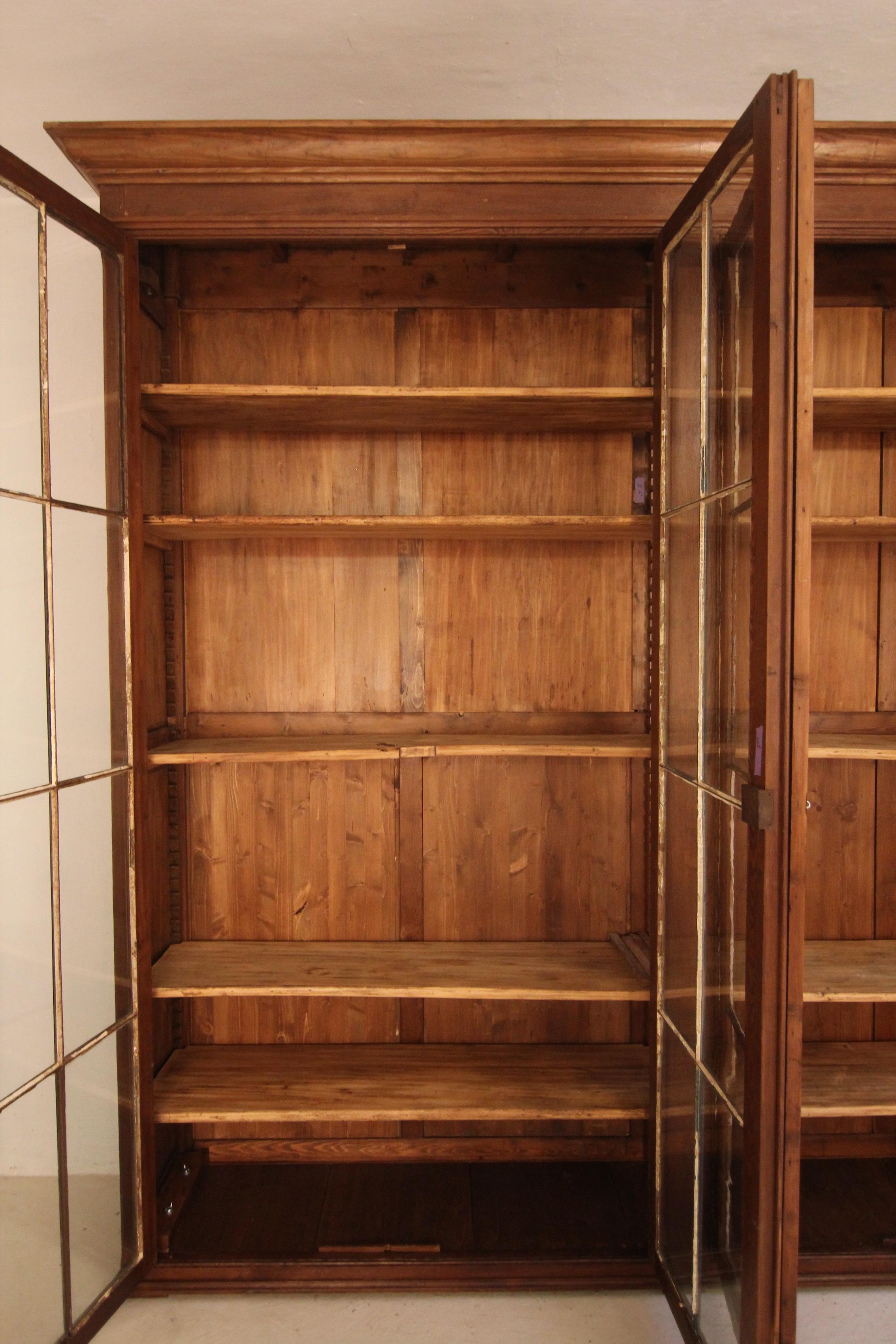Large Pharmacist Shop Display Cabinet or Bookcase from around 1900 13