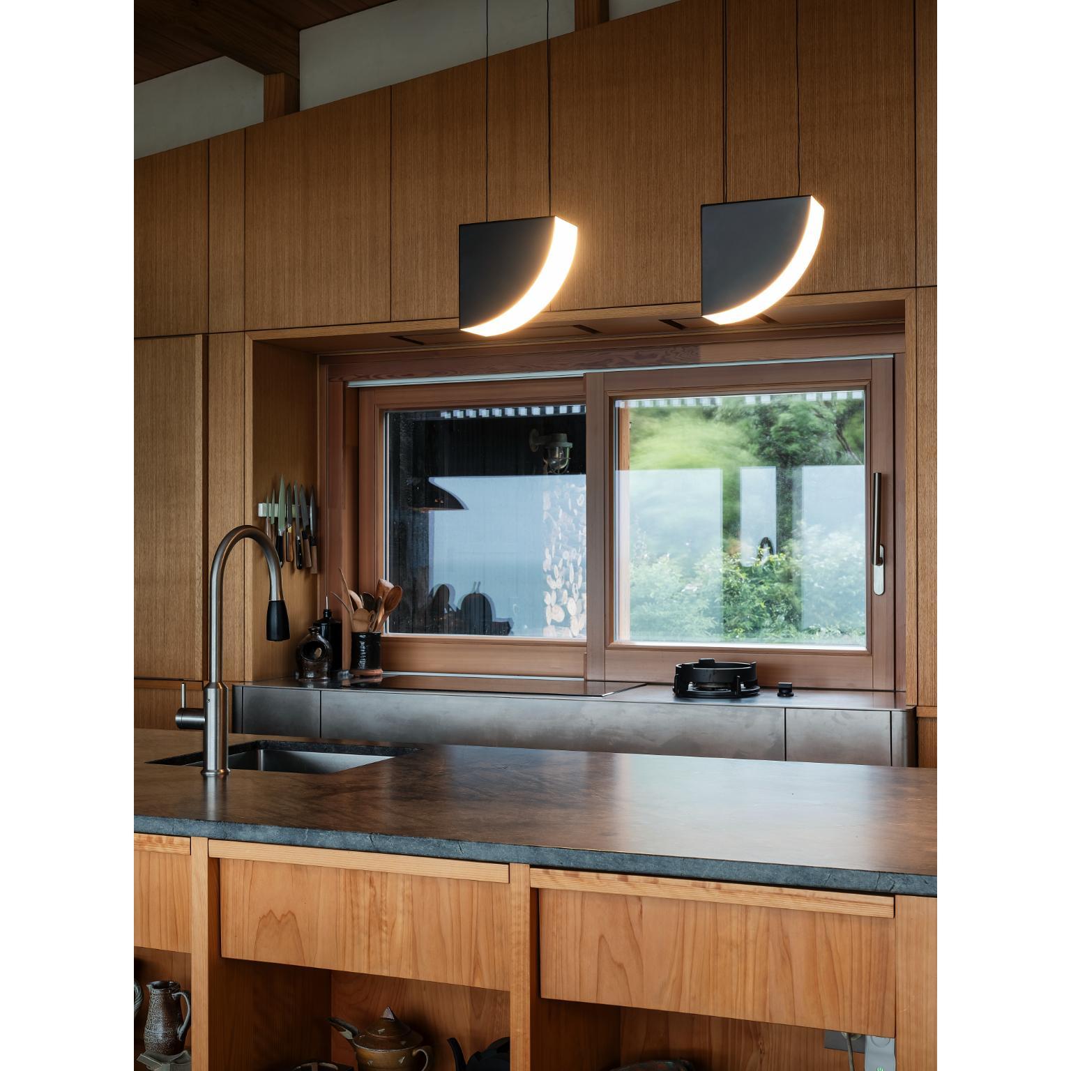 New Zealand Large Phase Pendant Lamp by Resident For Sale