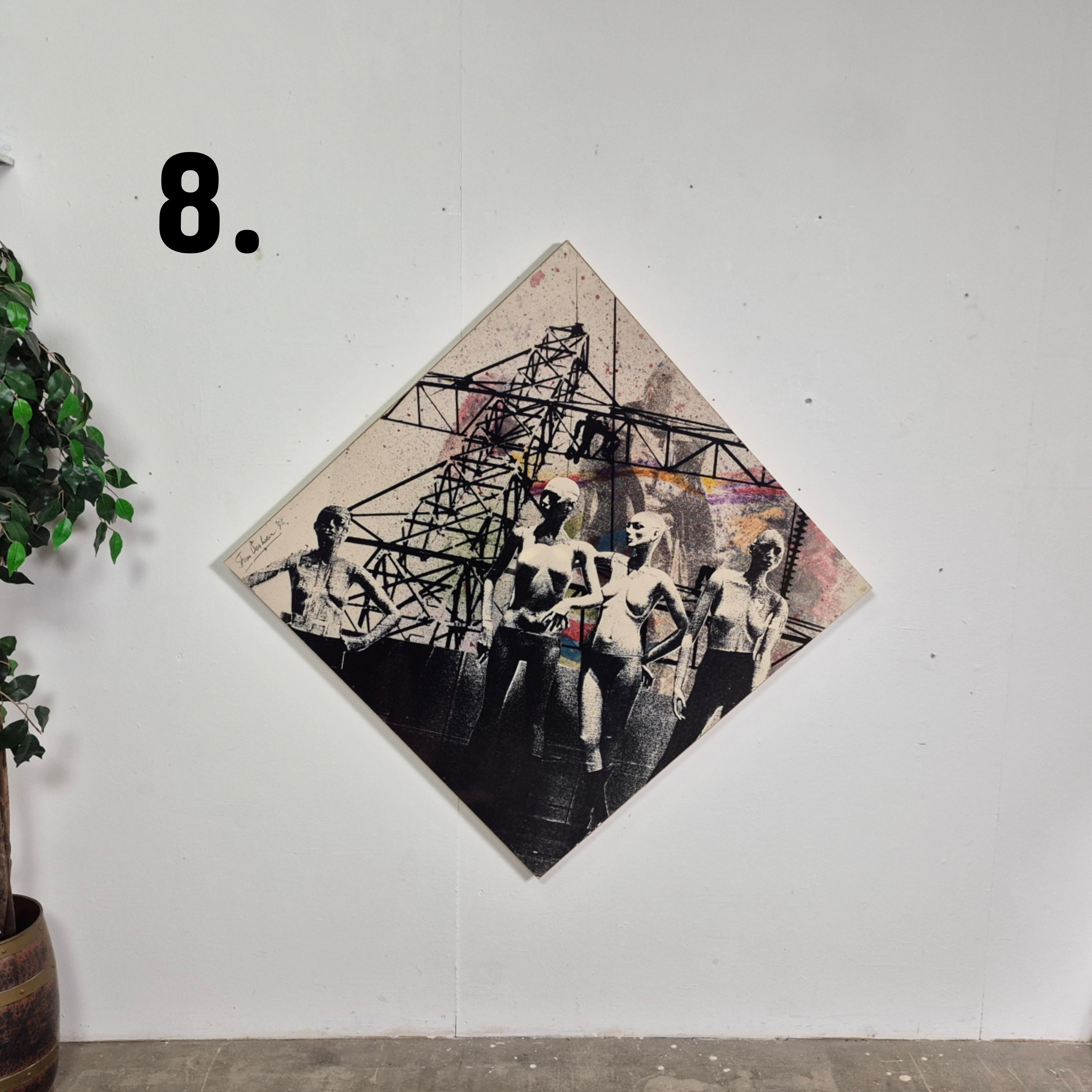 Large photographic panel by Fons Verhoeve, Netherlands 1990s For Sale 3