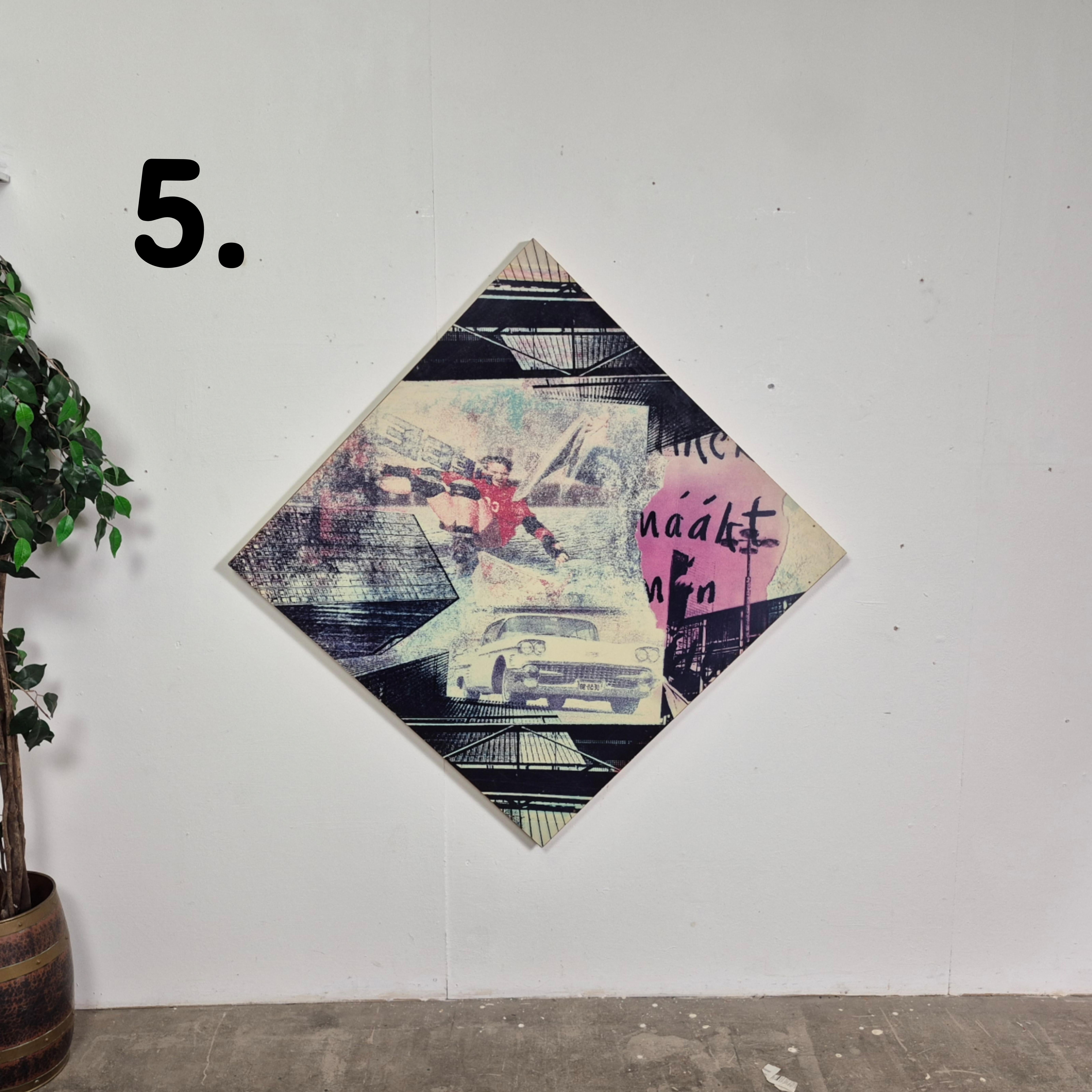 Large photographic panel by Fons Verhoeve, Netherlands 1990s For Sale 4