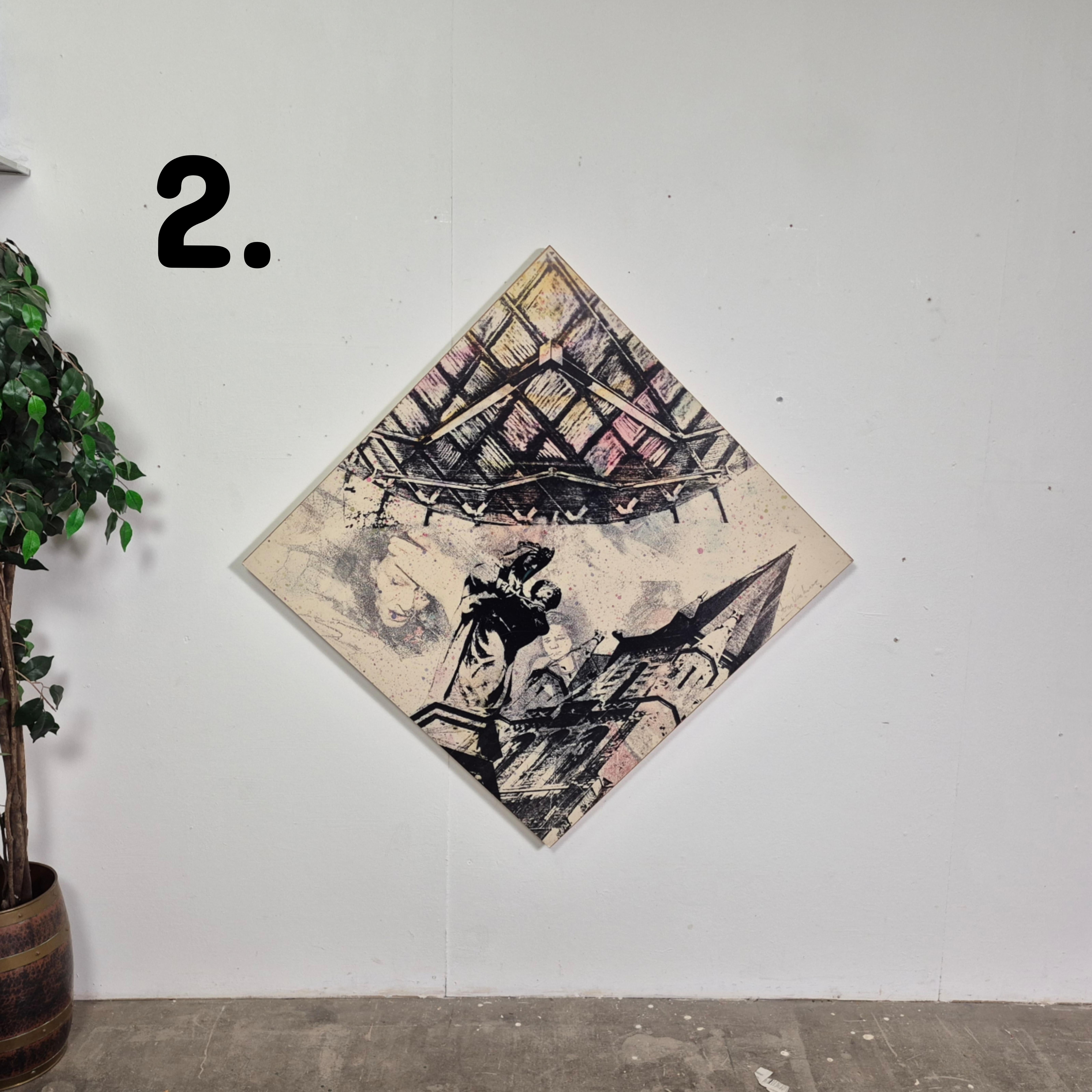 Modern Large photographic panel by Fons Verhoeve, Netherlands 1990s For Sale