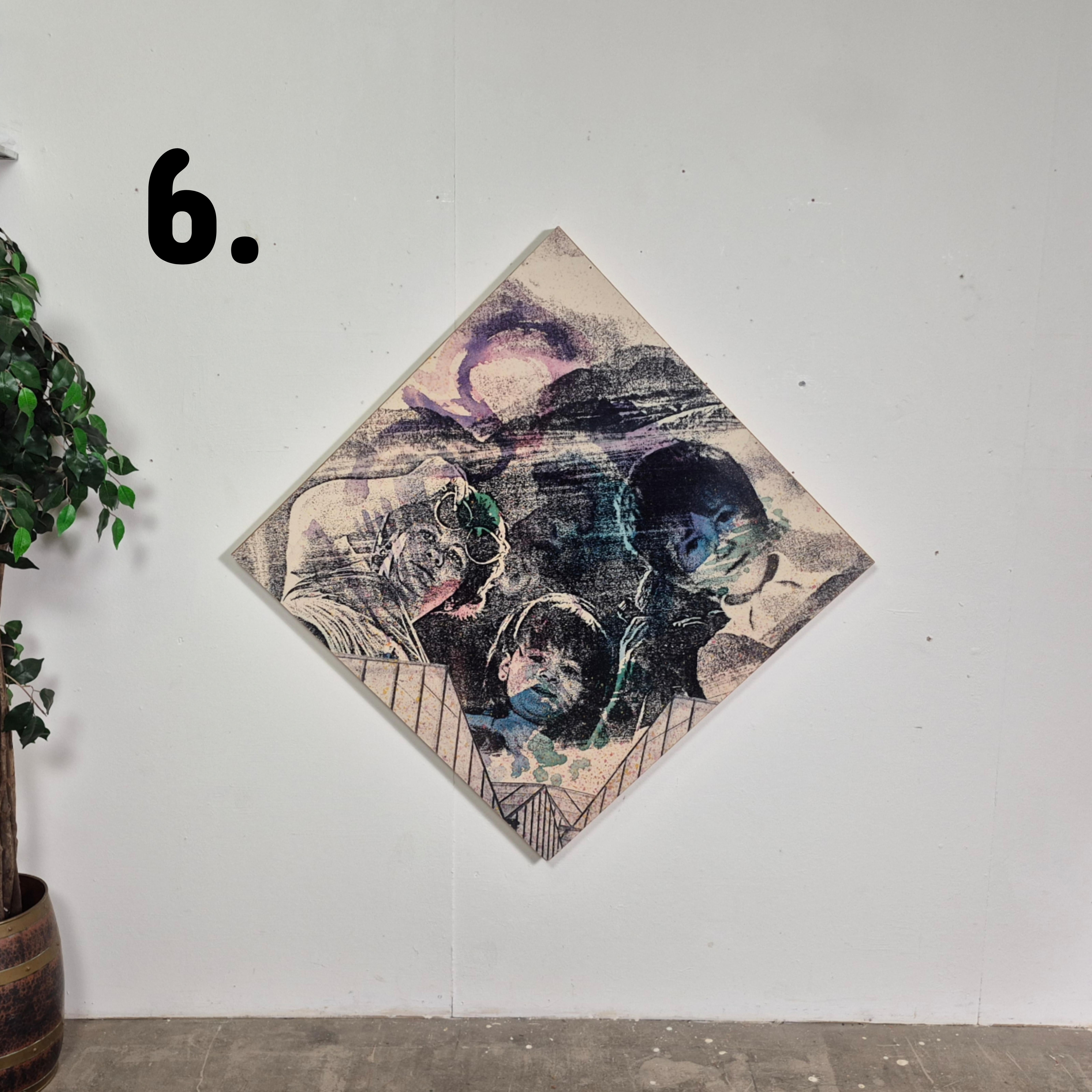 20th Century Large photographic panel by Fons Verhoeve, Netherlands 1990s For Sale