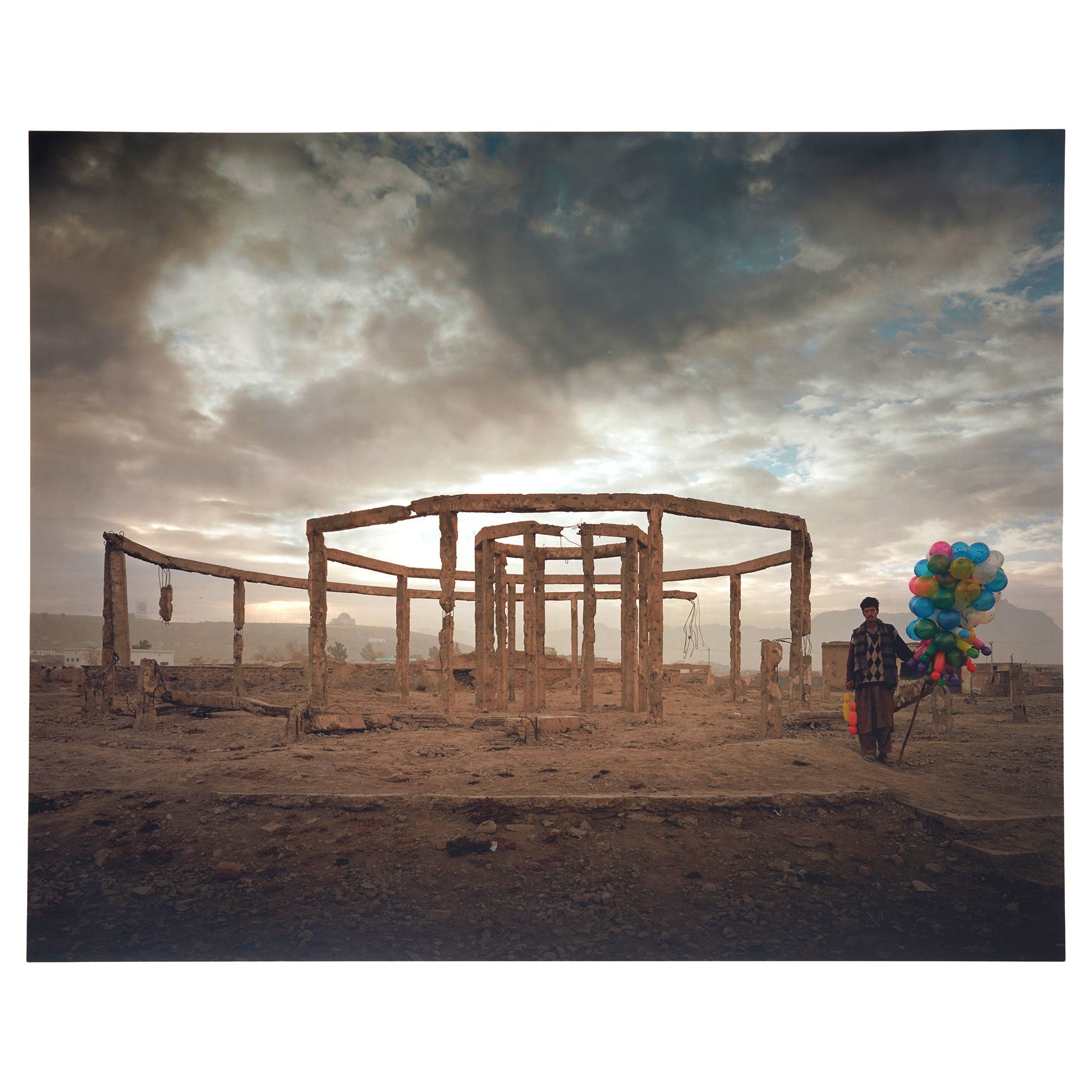 Grands ballons photographiques « Chronotopia 2 » de Simon Norfolk, Royaume-Uni, 2003