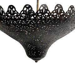 Large Pierced Persian Light Fixture