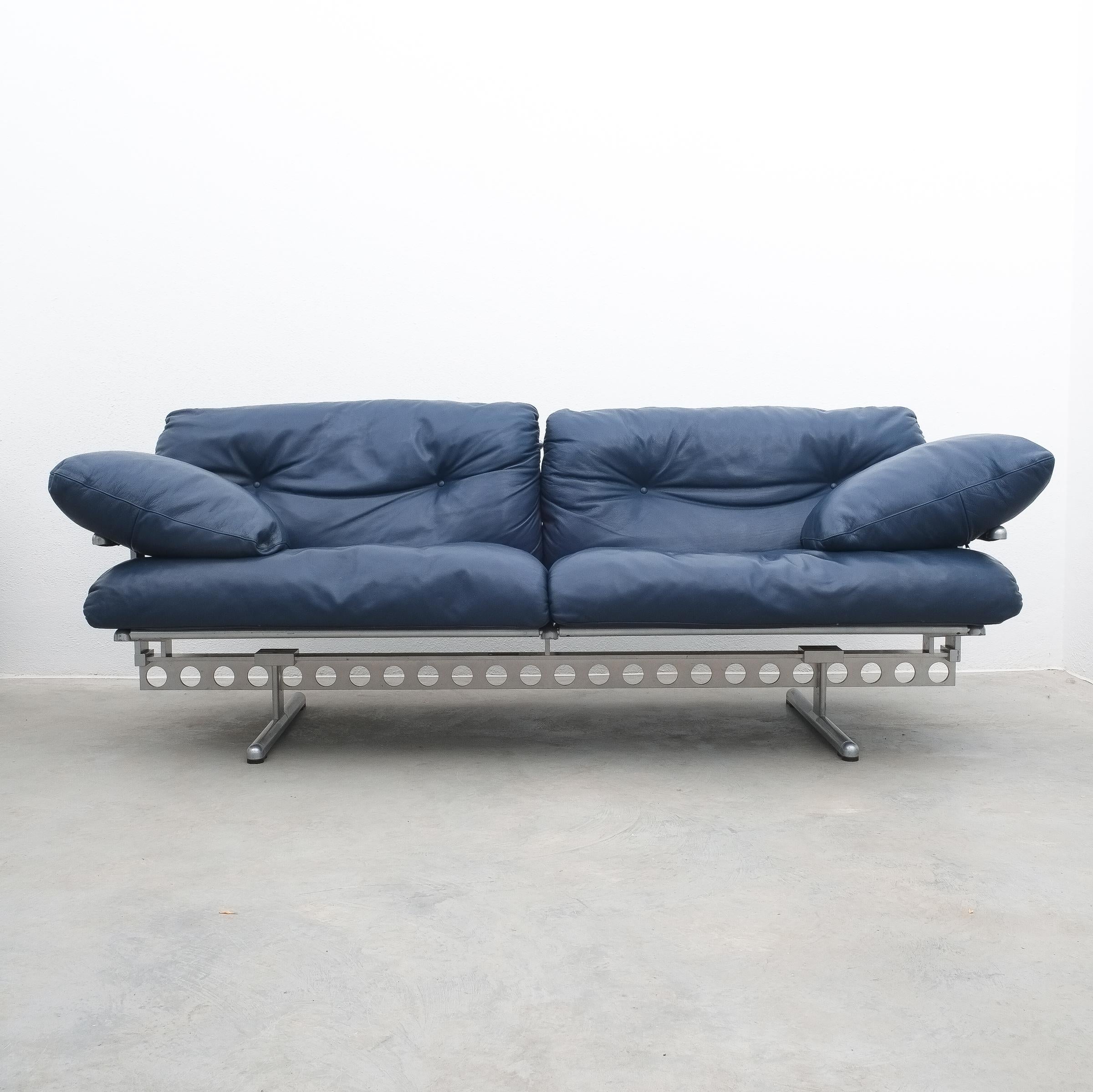 Pierluigi Cerri Ouverture Leather Sofa for Poltrona Frau, Italy, 1980

Large 99