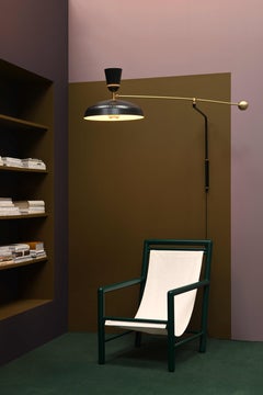 Grande lampe murale « G1 » de Pierre Guariche pour Sammode Studio en noir