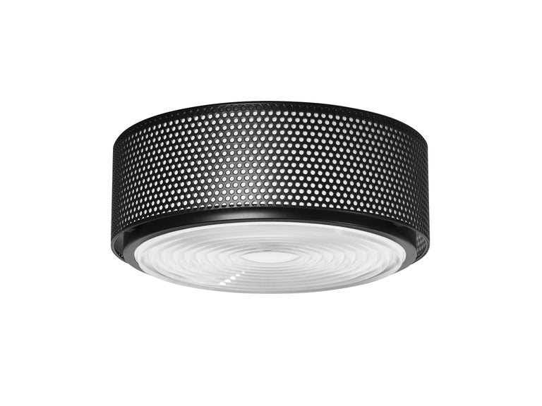 Large Pierre Guariche 'G13' Wall or Ceiling Light for Sammode Studio in Black In New Condition For Sale In Glendale, CA