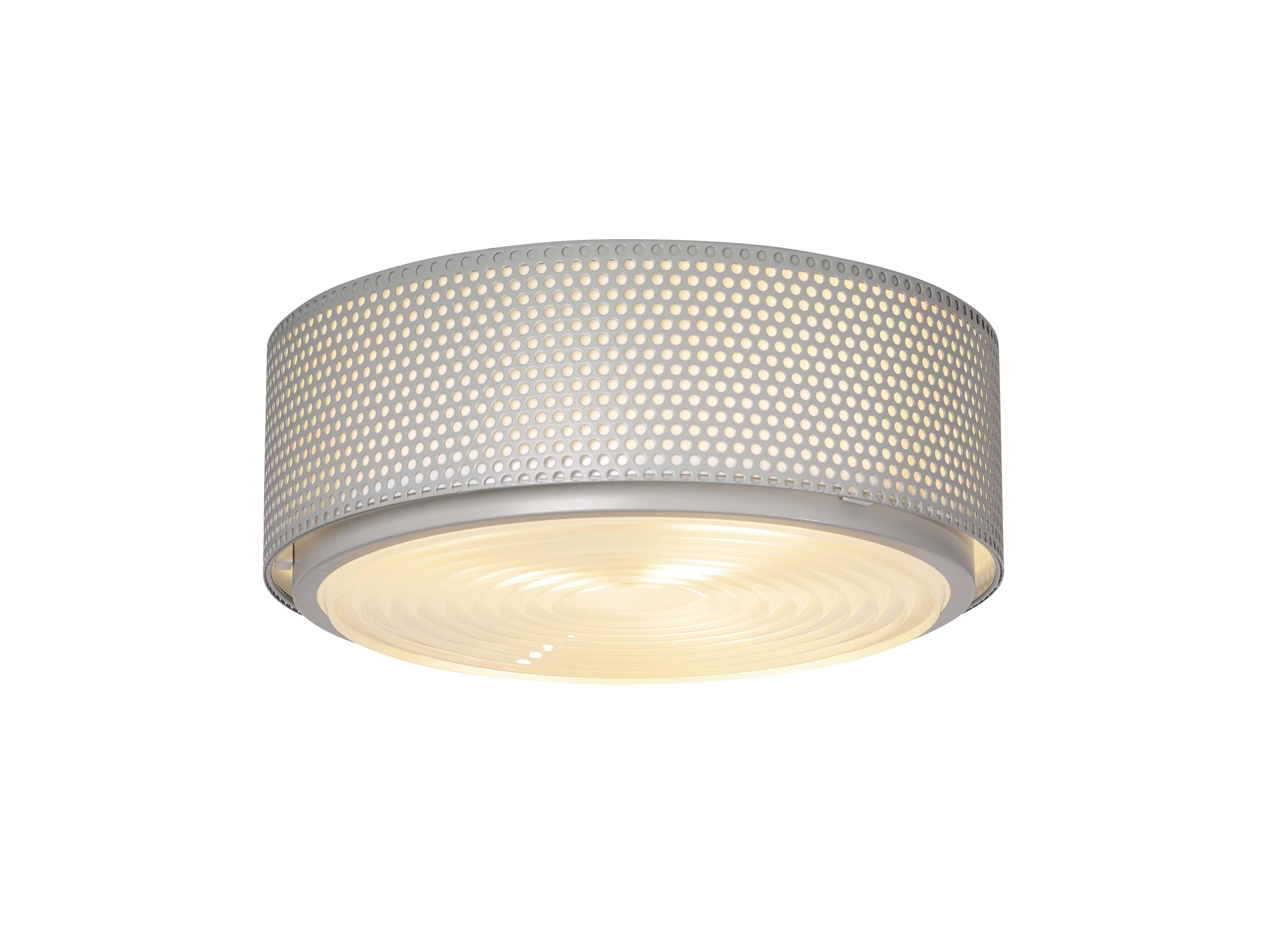 Large Pierre Guariche 'G13' Wall or Ceiling Light for Sammode Studio in Gray For Sale 3