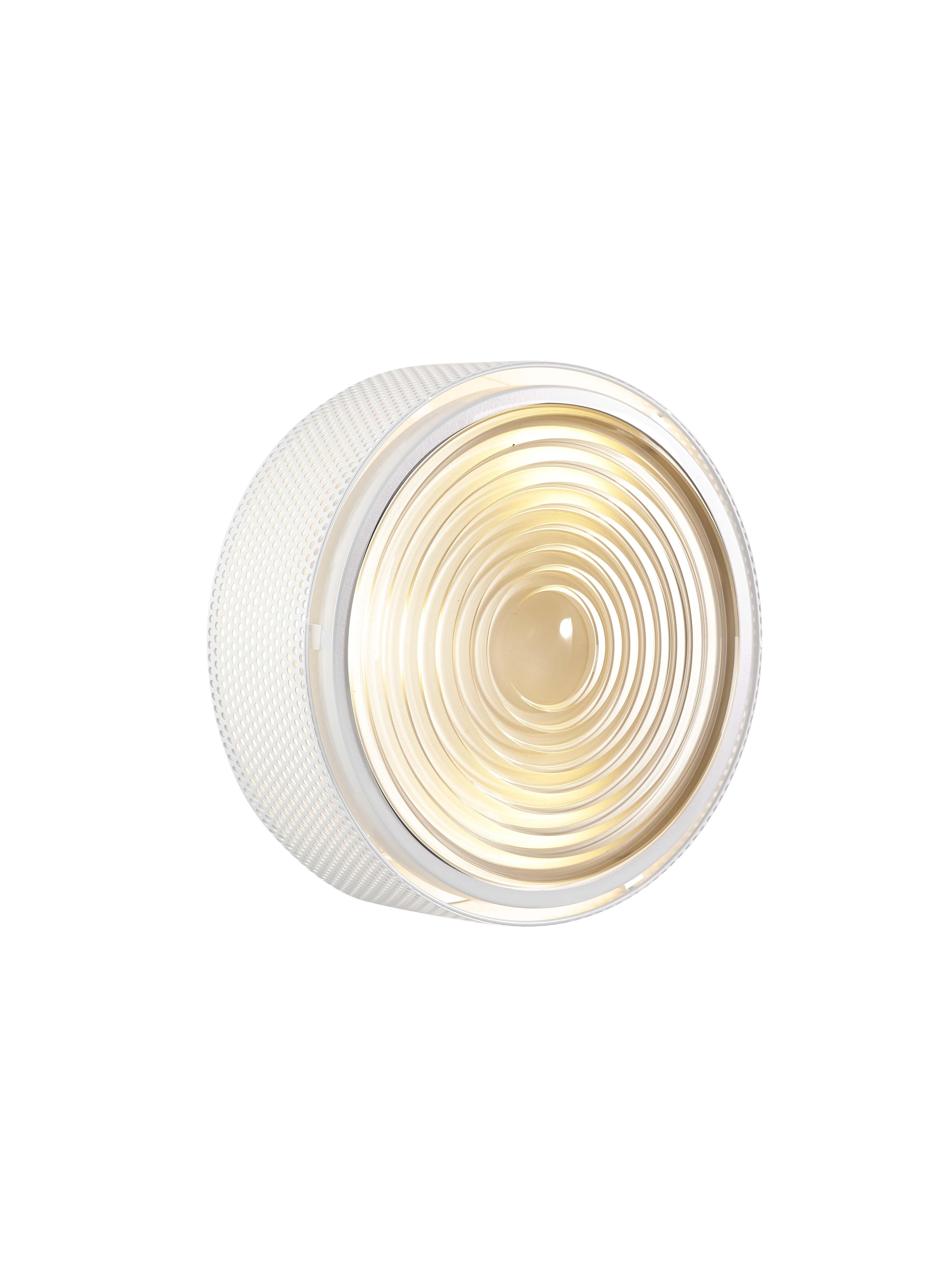 Large Pierre Guariche 'G13' Wall or Ceiling Light for Sammode Studio in White For Sale 2