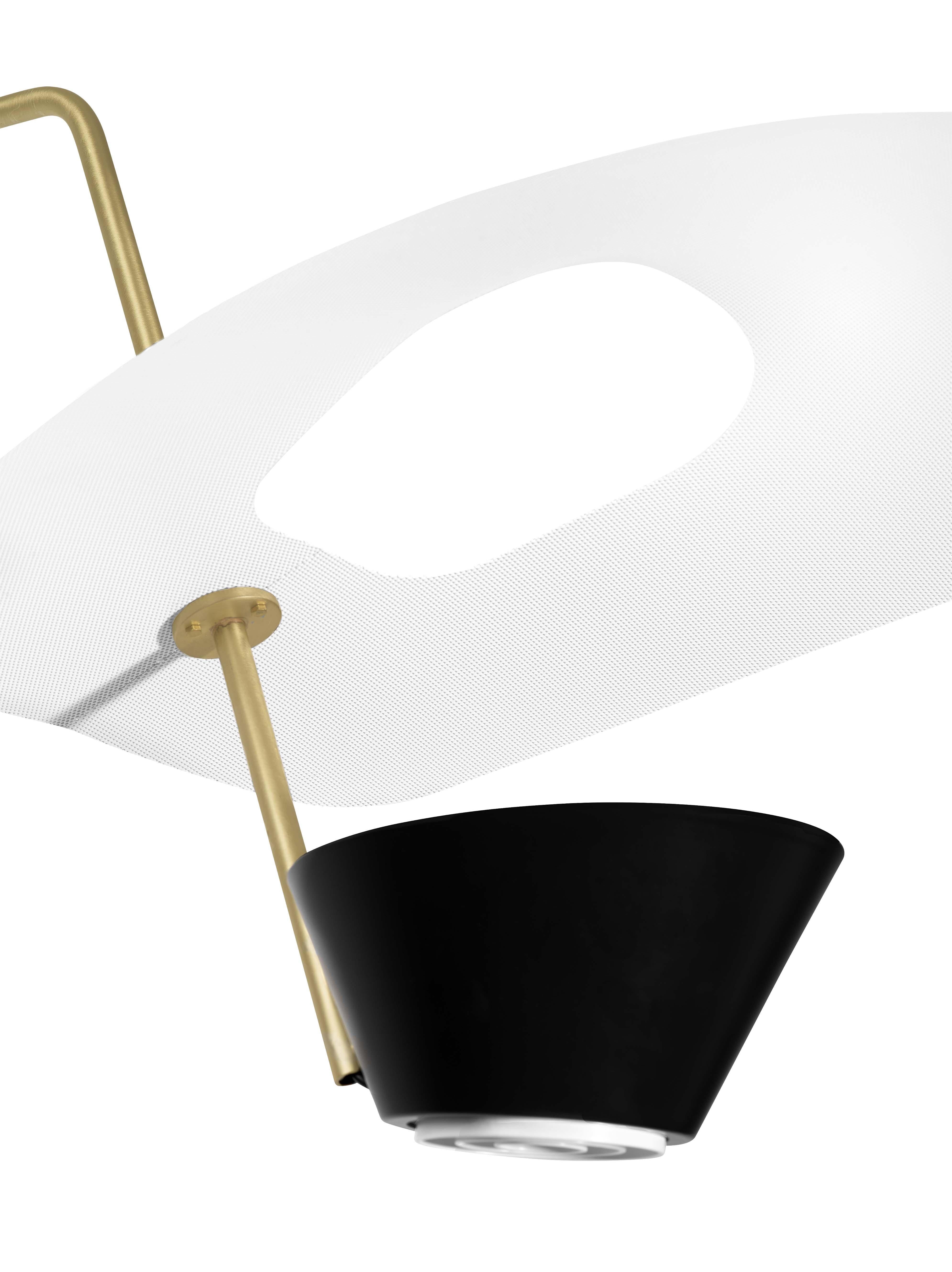 Mid-Century Modern Large Pierre Guariche 'G25' Suspension Lamp for Sammode Studio