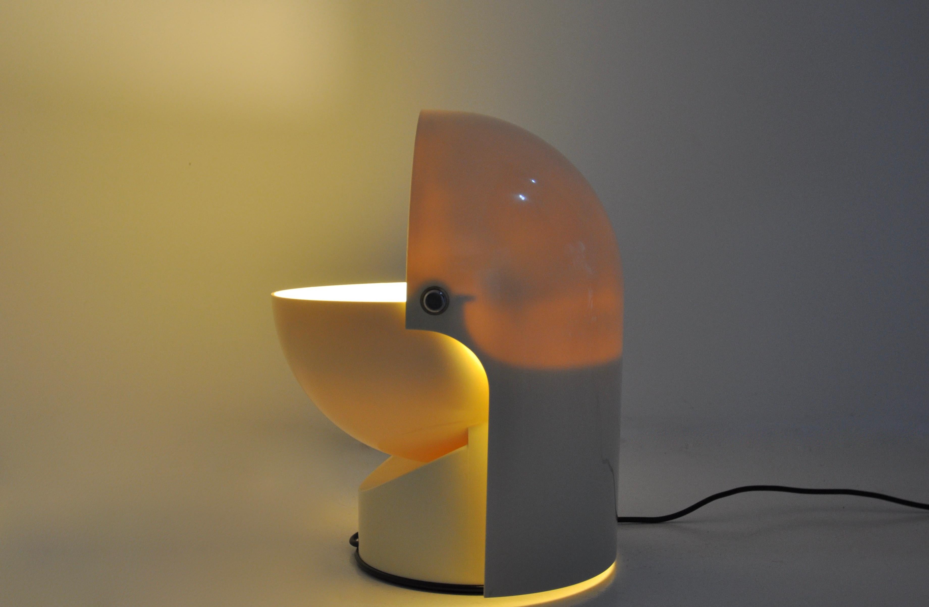 Large Pileo-Mezzo table lamp by Gae Aulenti for Artemide, 1970s For Sale 8