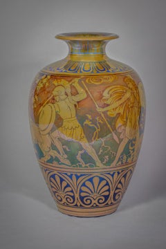 Large Pilkington Lancastrian Pottery Vase, Dated 1925