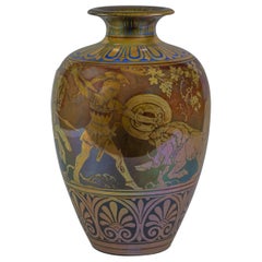 Grande vaso Pilkington Lancastrian Pottery, datato 1925
