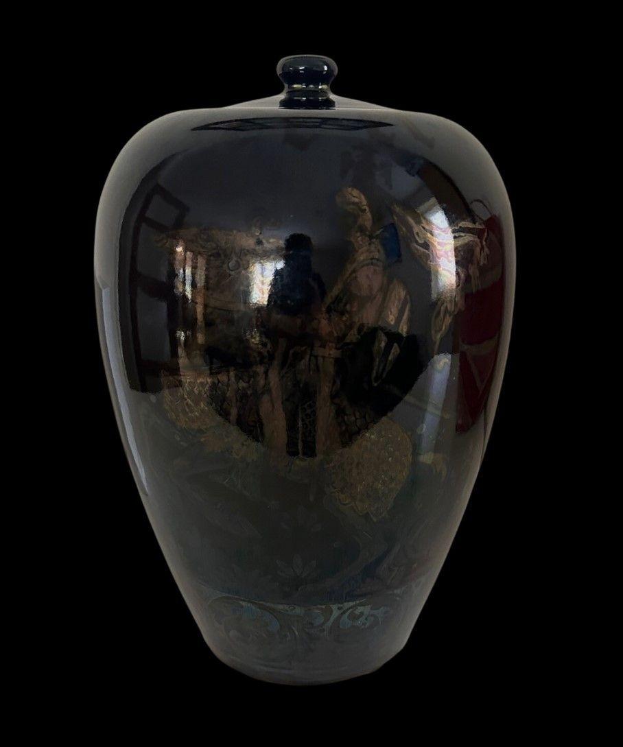 20th Century Large Pilkington's Lidded Jar For Sale