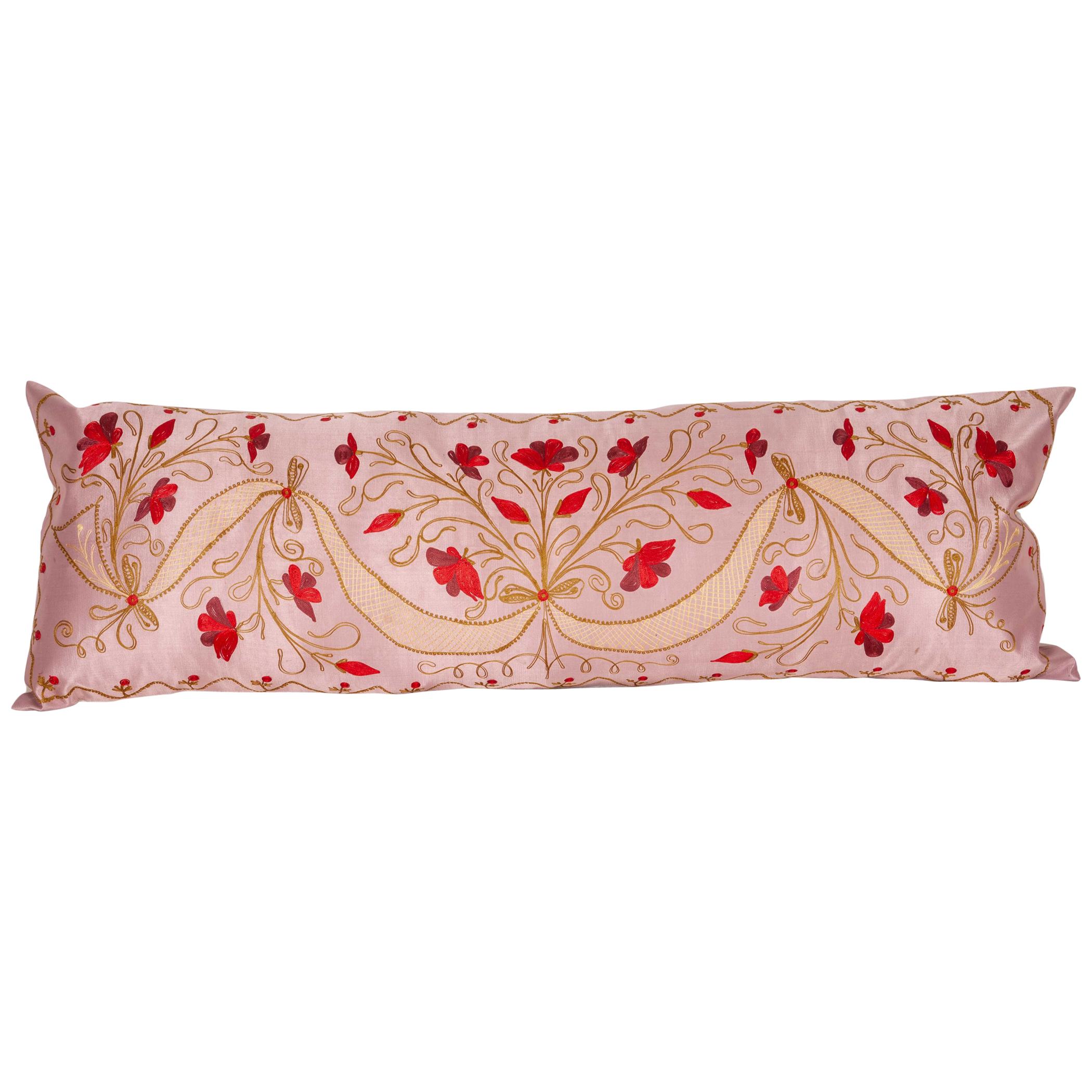 Large Pillow Case Fashioned from a Early 20th Century Syrian Divan Cover