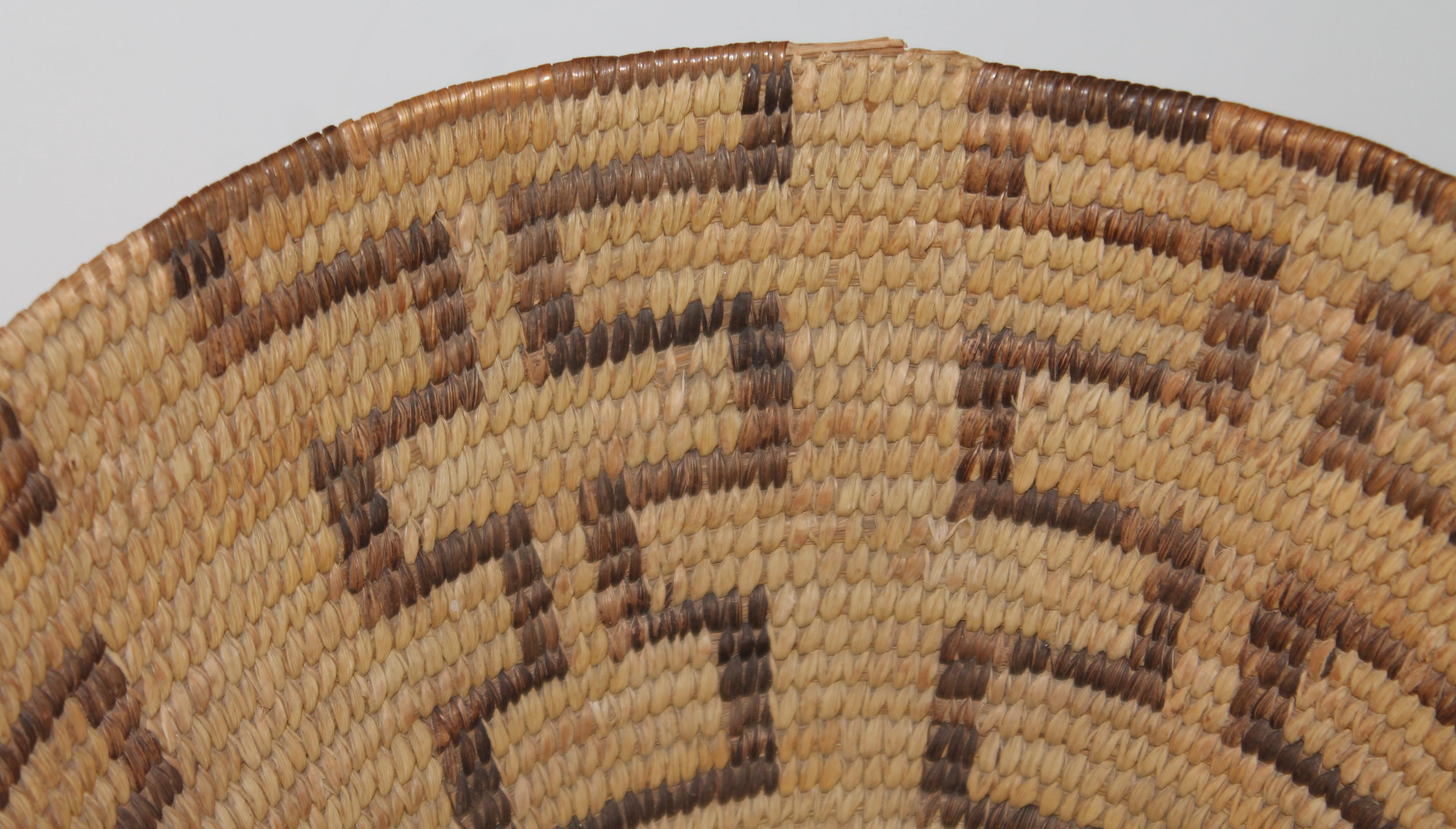 Adirondack Large Pima Geometric Indian Basket