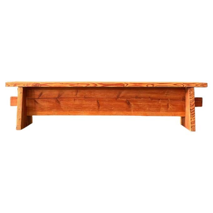 Large Pine Bench