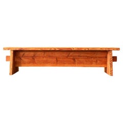 Large Pine Bench