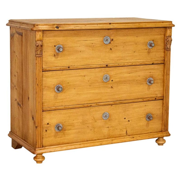 Large Pine Chest of Drawers Blanket Chest at 1stDibs
