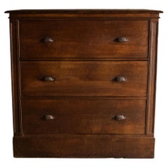 Large Pine Chest of Drawers from France, Circa 1950