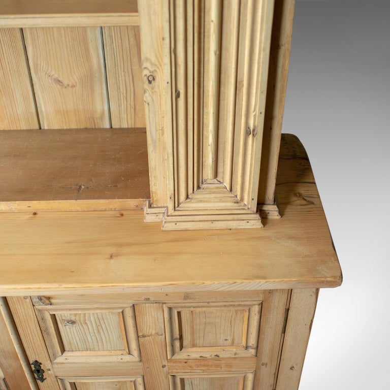 Large Pine Dresser, Antique Pine Stocks, Crafted 20th Century