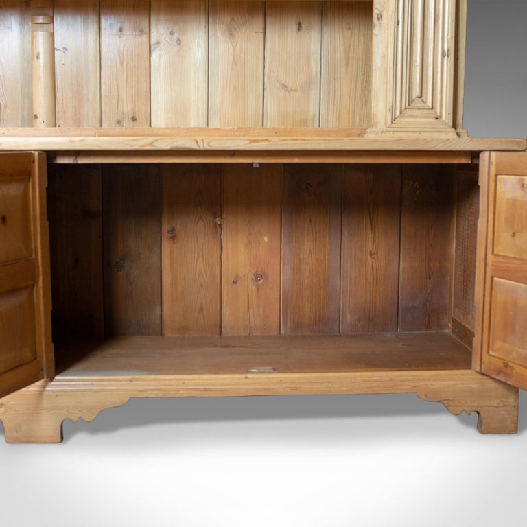 Large Pine Dresser, Antique Pine Stocks, Crafted 20th Century