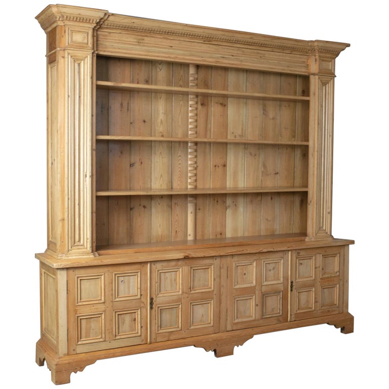 Large Pine Dresser Antique Pine Stocks Crafted 20th Century