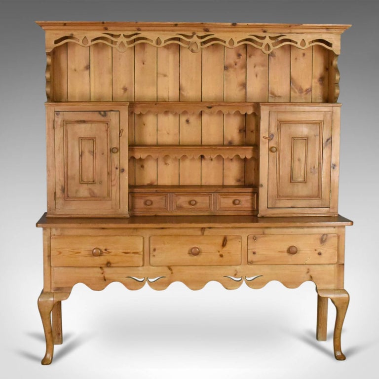 Large Pine Dresser In Victorian Taste Country Kitchen Cabinet Late This Is A Large Pine Dresser In The Victorian Taste Country Kitchen Cabinet Dating
