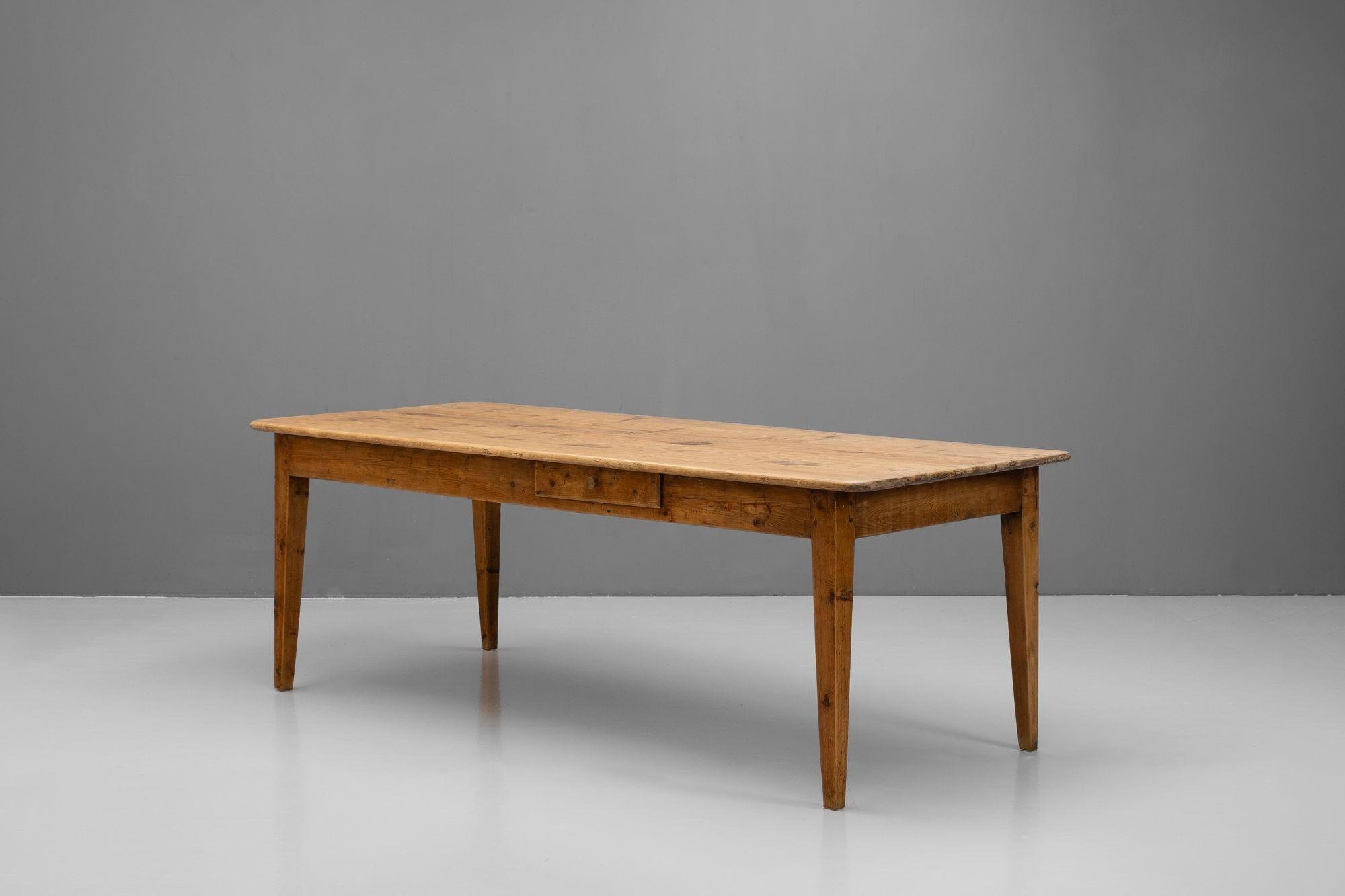 Large Pine Farm Table For Sale 3